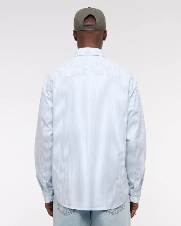 Poplin Button-Up Shirt - Image 4