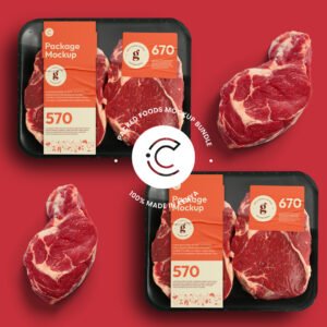 Packed Food Mockup Free Sample