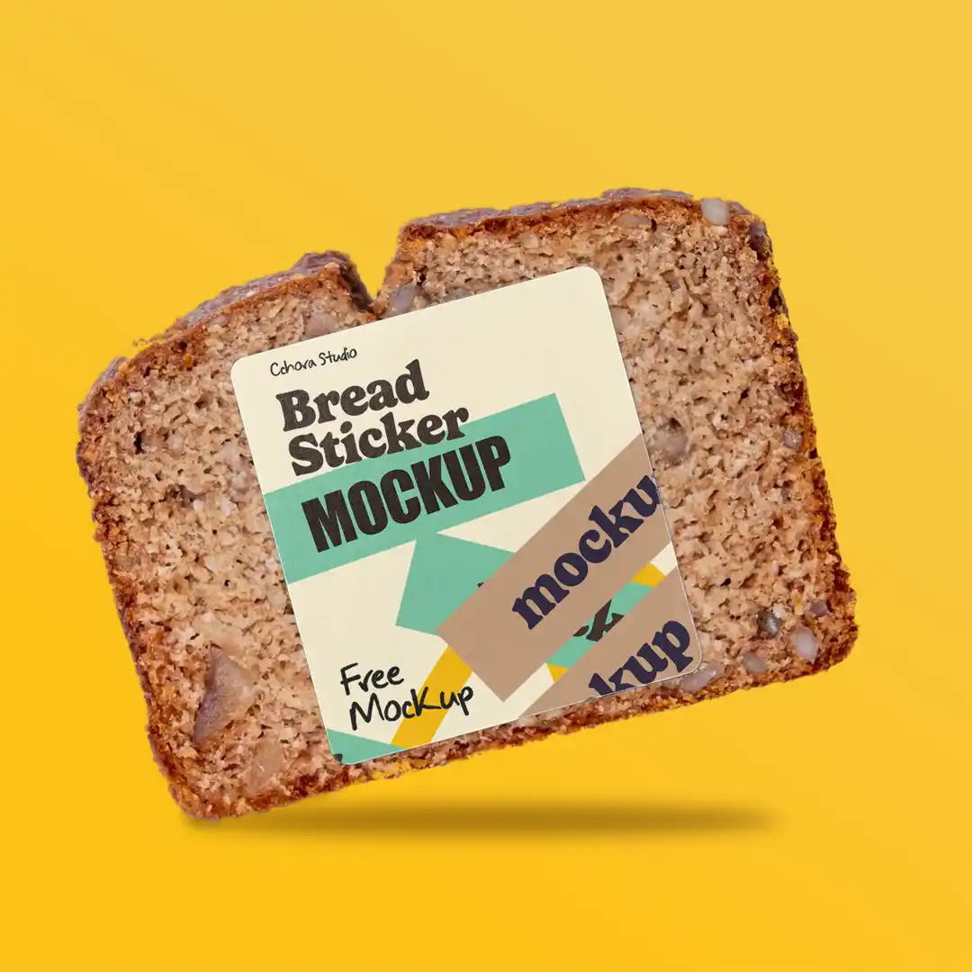 Bread Sticker Mockup